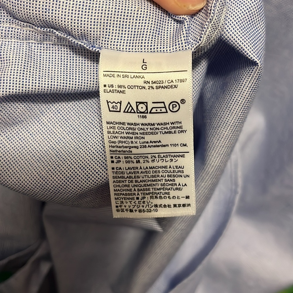 Banana Republic Men’s Large Button-Down Dress Shirt | Classic & Clean 0165 - Picture 5 of 5